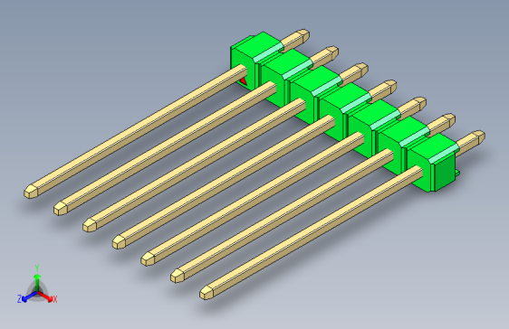 彩色公头100mil（2.54mm）系列-DS1021_green_1x07p_100mil_Type19_rev1.0