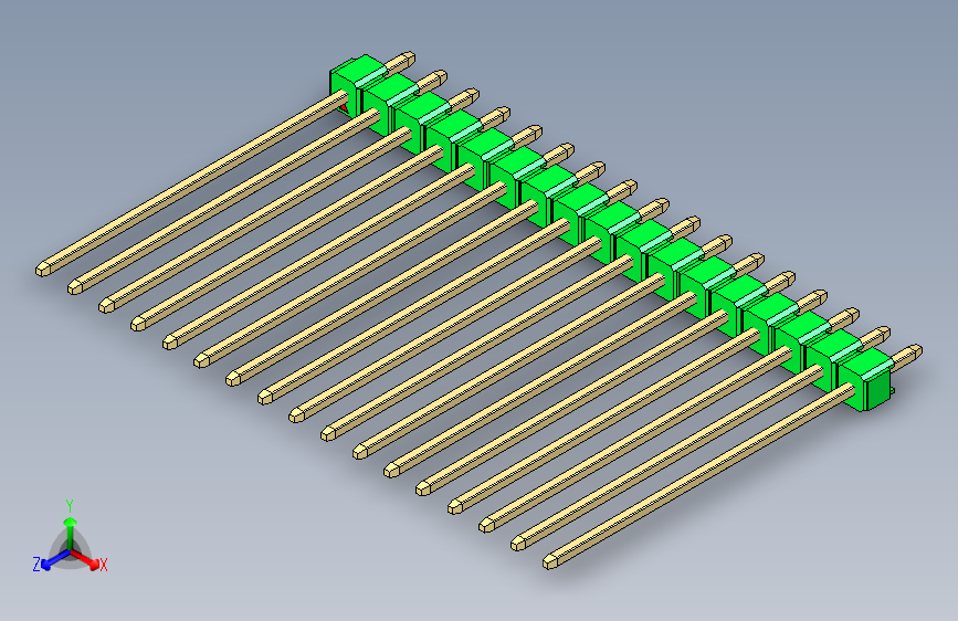 彩色公头100mil（2.54mm）系列-DS1021_green_1x17p_100mil_Type43_rev1.0