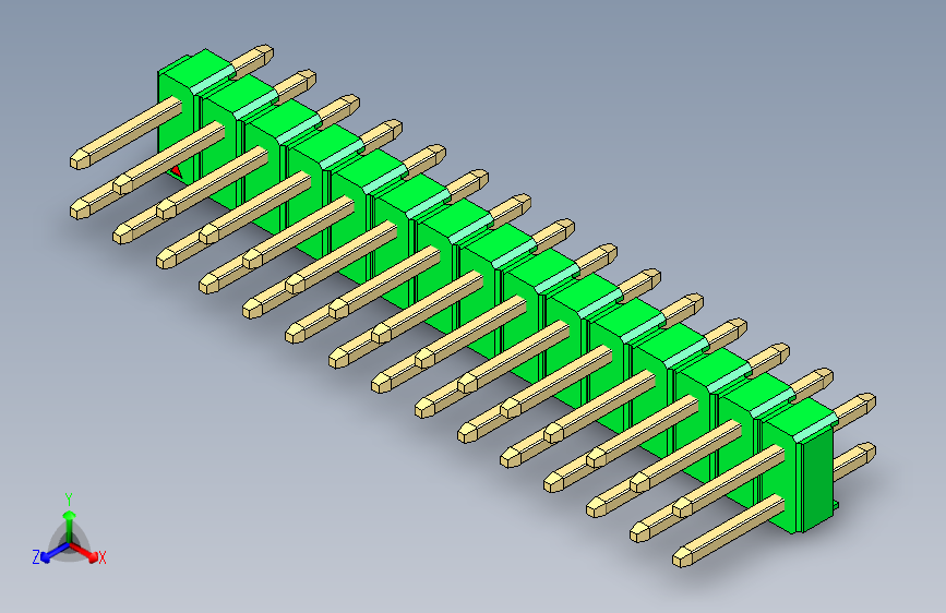彩色公头100mil（2.54mm）系列-DS1021_green_2x15p_100mil_Type1_rev1.0