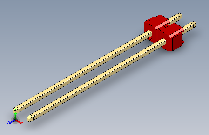 彩色公头100mil（2.54mm）系列-DS1021_red_1x02p_100mil_Type43_rev1.0