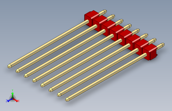 彩色公头100mil（2.54mm）系列-DS1021_red_1x08p_100mil_Type43_rev1.0