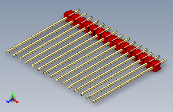 彩色公头100mil（2.54mm）系列-DS1021_red_1x15p_100mil_Type43_rev1.0