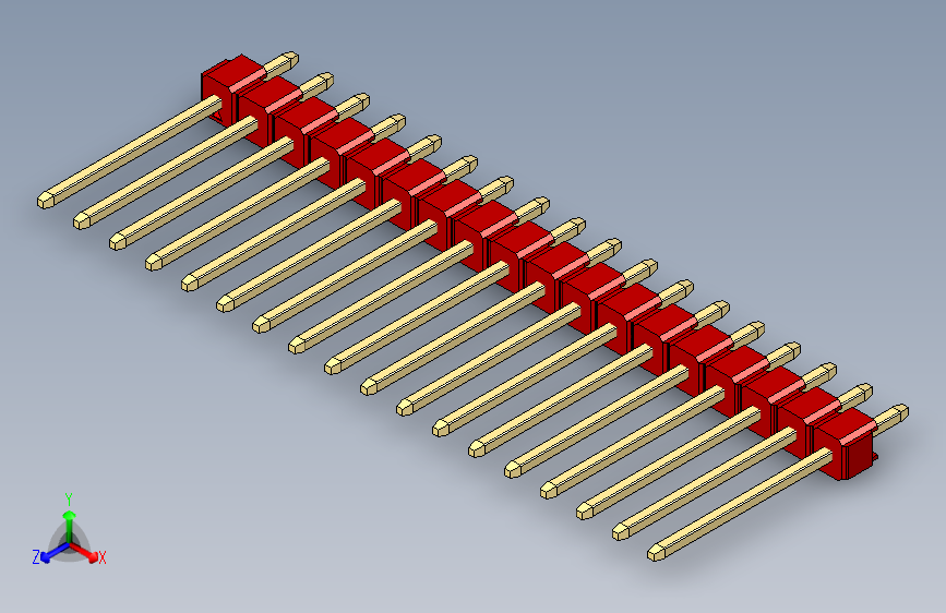 彩色公头100mil（2.54mm）系列-DS1021_red_1x18p_100mil_Type5_rev1.0