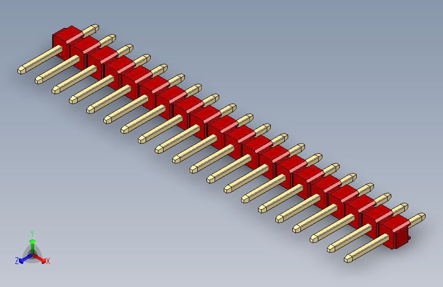 彩色公头100mil（2.54mm）系列-DS1021_red_1x20p_100mil_Type1_rev1.0