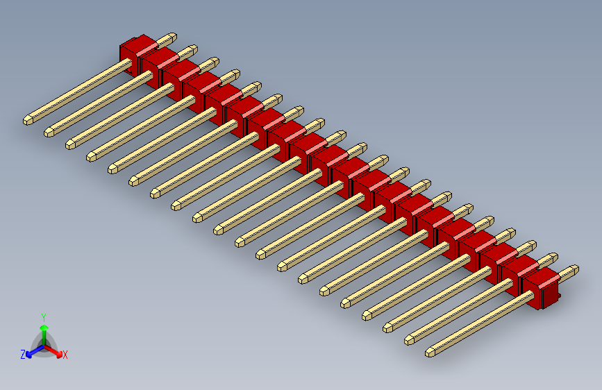 彩色公头100mil（2.54mm）系列-DS1021_red_1x20p_100mil_Type5_rev1.0