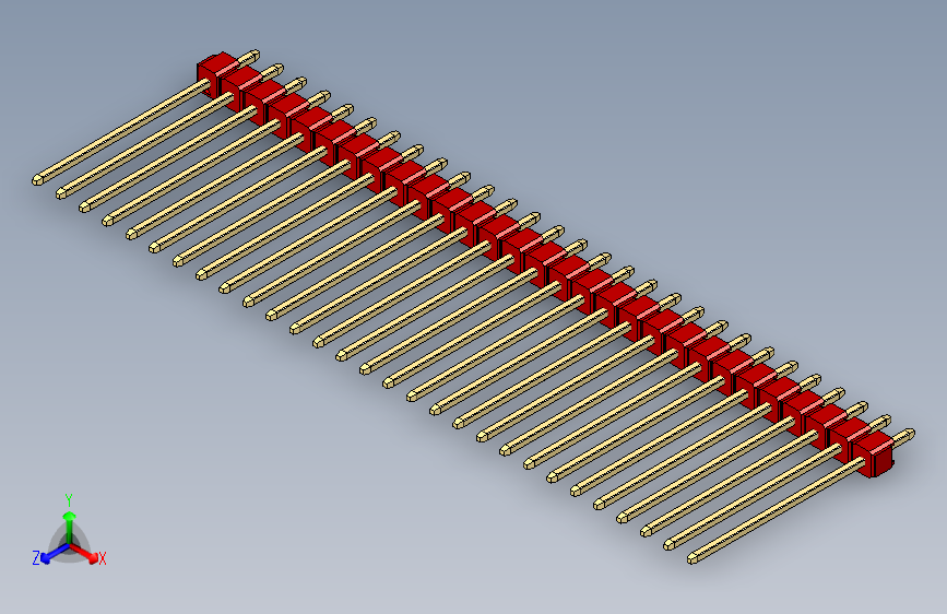 彩色公头100mil（2.54mm）系列-DS1021_red_1x29p_100mil_Type19_rev1.0