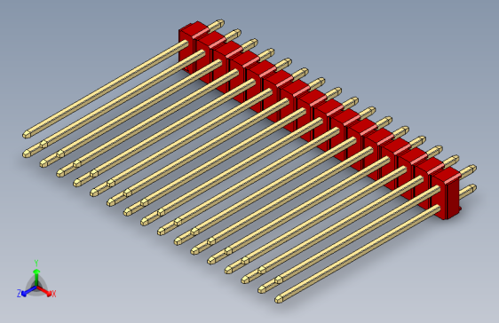 彩色公头100mil（2.54mm）系列-DS1021_red_2x16p_100mil_Type43_rev1.0