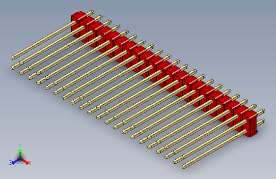 彩色公头100mil（2.54mm）系列-DS1021_red_2x21p_100mil_Type19_rev1.0