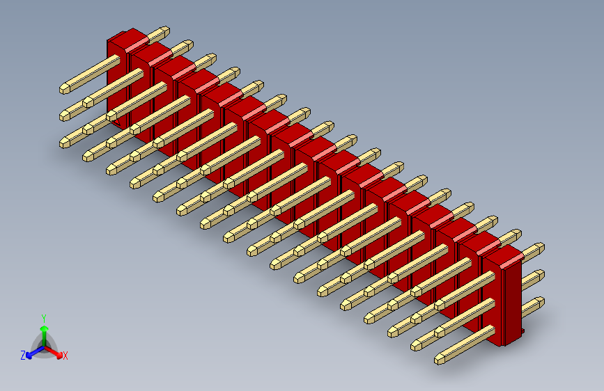 彩色公头100mil（2.54mm）系列-DS1021_red_3x17p_100mil_Type1_rev1.0