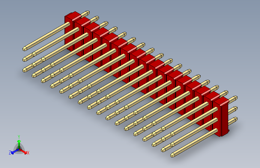 彩色公头100mil（2.54mm）系列-DS1021_red_3x17p_100mil_Type5_rev1.0