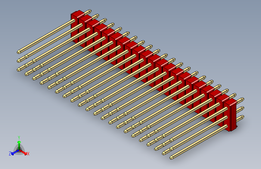 彩色公头100mil（2.54mm）系列-DS1021_red_3x21p_100mil_Type19_rev1.0