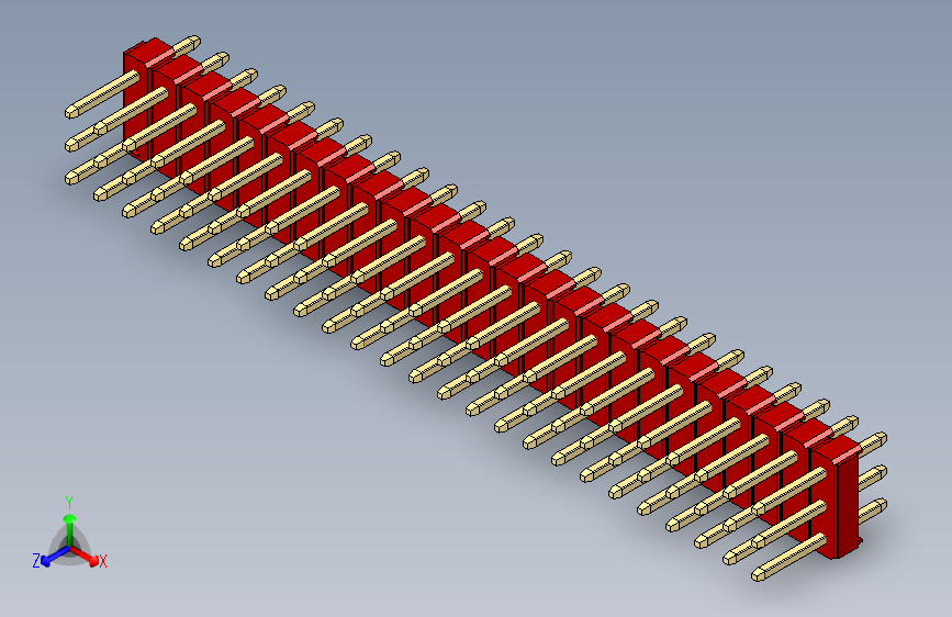 彩色公头100mil（2.54mm）系列-DS1021_red_3x25p_100mil_Type1_rev1.0