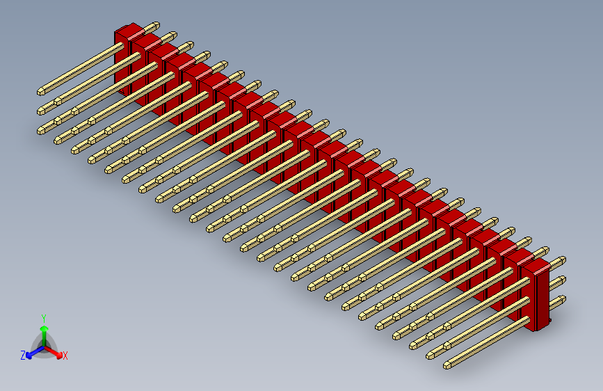 彩色公头100mil（2.54mm）系列-DS1021_red_3x25p_100mil_Type5_rev1.0