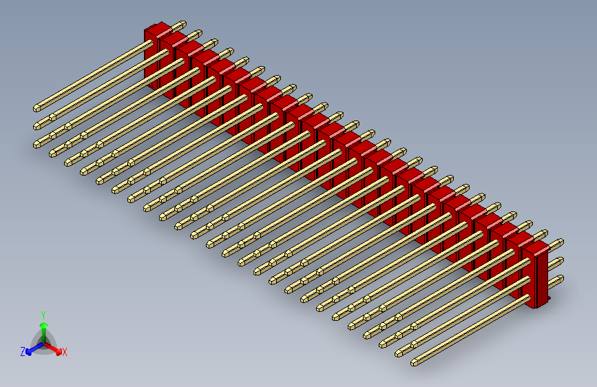彩色公头100mil（2.54mm）系列-DS1021_red_3x25p_100mil_Type19_rev1.0