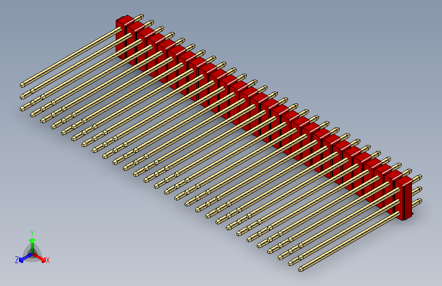 彩色公头100mil（2.54mm）系列-DS1021_red_3x28p_100mil_Type43_rev1.0