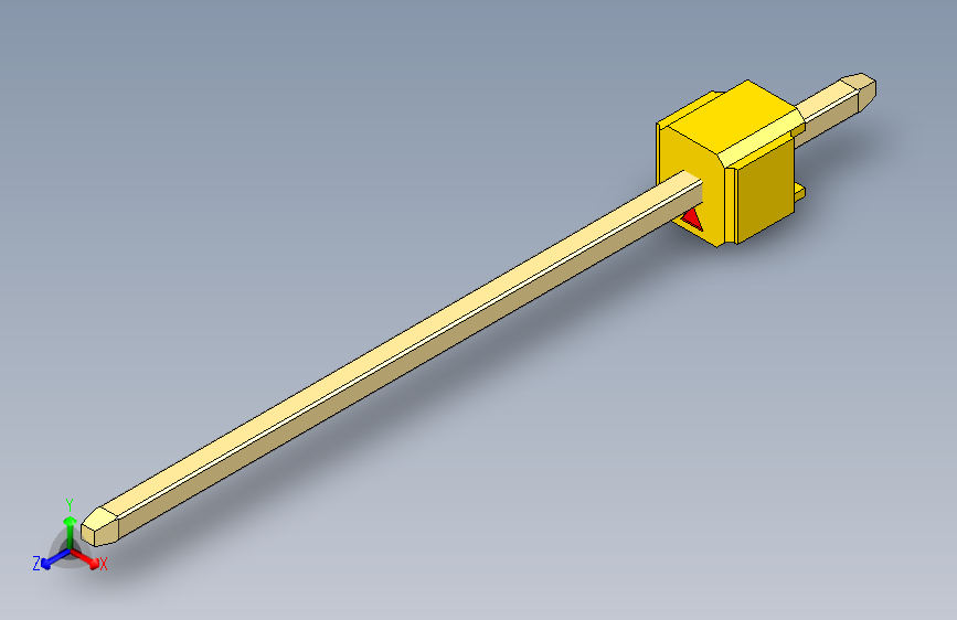 彩色公头100mil（2.54mm）系列-DS1021_yellow_1x01p_100mil_Type19_rev1.0