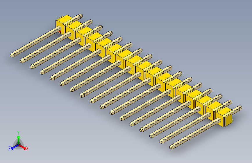 彩色公头100mil（2.54mm）系列-DS1021_yellow_1x17p_100mil_Type5_rev1.0