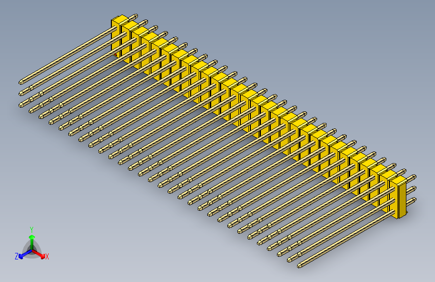 彩色公头100mil（2.54mm）系列-DS1021_yellow_3x29p_100mil_Type43_rev1.0