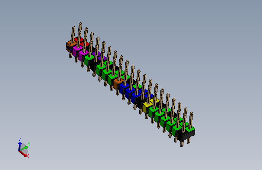彩色公头100mil（2.54mm）系列-DS1021-100mil(2.54mm)-ForRaspberryPi_Arduino-colored-REV1.0 