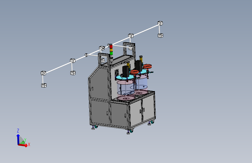 悬臂式灌胶机3D图纸 SolidWorks绘制图纸 搅拌式灌胶机3d三维模型