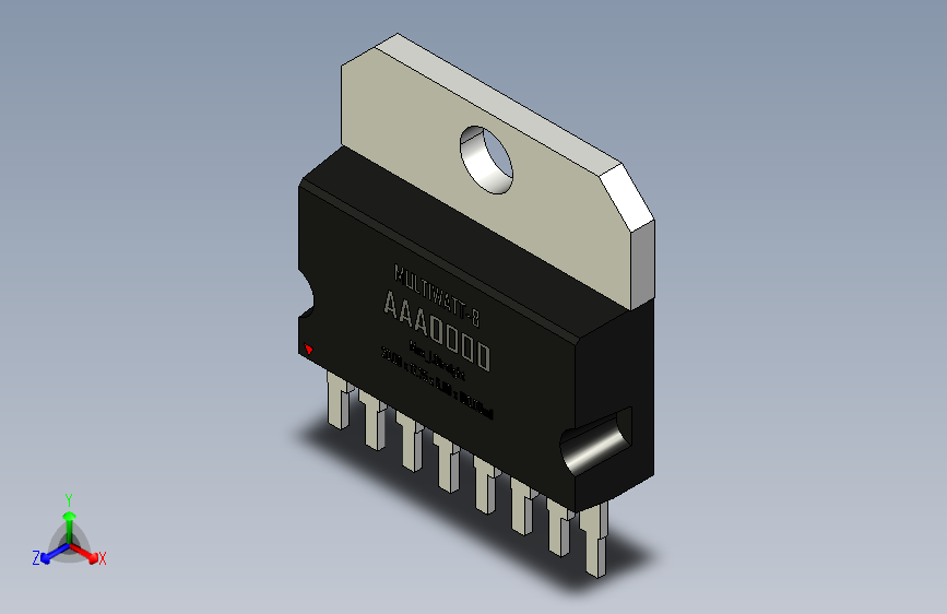 multiwatt-ST 封装-MULTIWATT-8_Max_LStraight_rev1.0