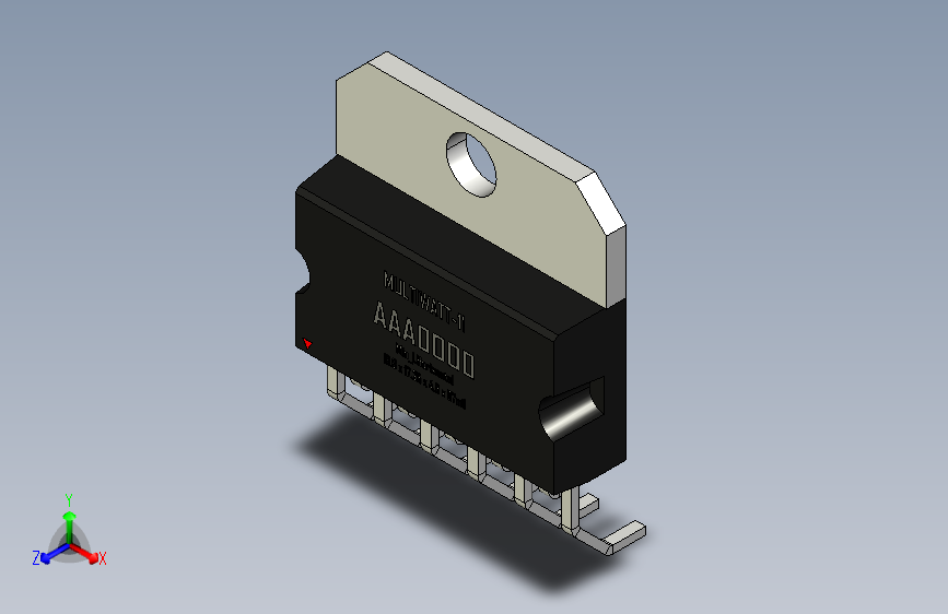 multiwatt-ST 封装-MULTIWATT-11_Min_LHorizontal_rev1.0