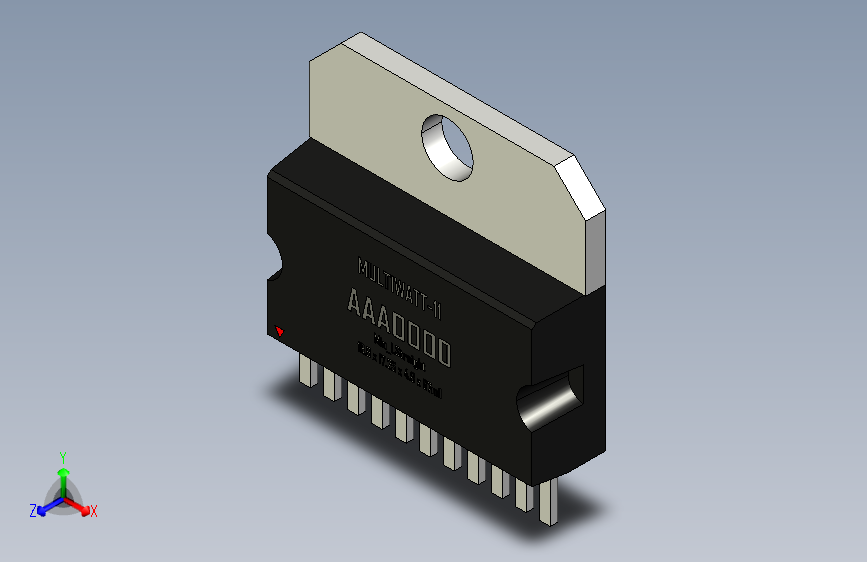 multiwatt-ST 封装-MULTIWATT-11_Min_LStraight_rev1.0
