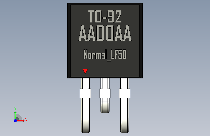 TO-92_Normal_LF50_rev1.1_STEP_模型图纸下载 – 懒石网