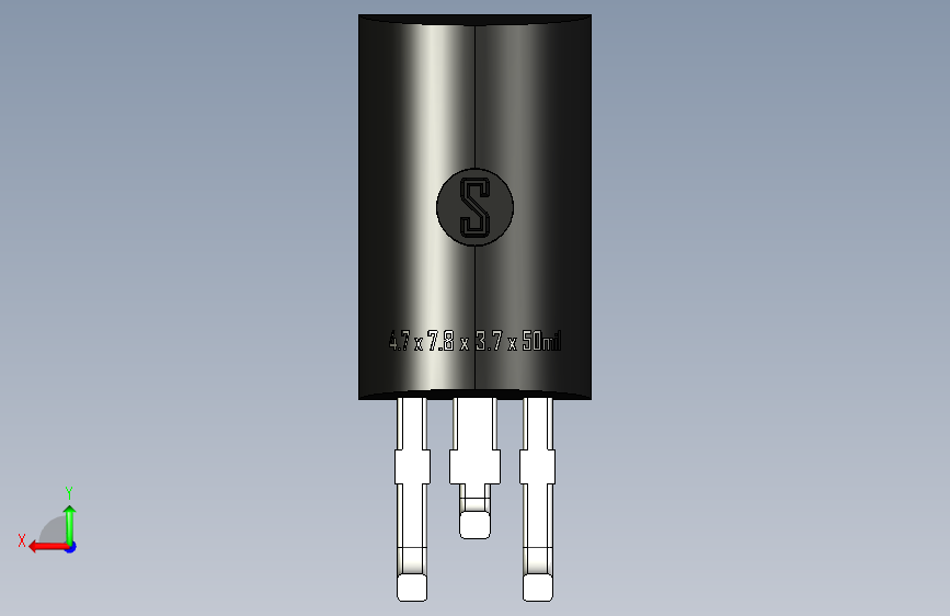 TO-92L_Min_LF50_rev1.0_STEP_模型图纸下载 – 懒石网