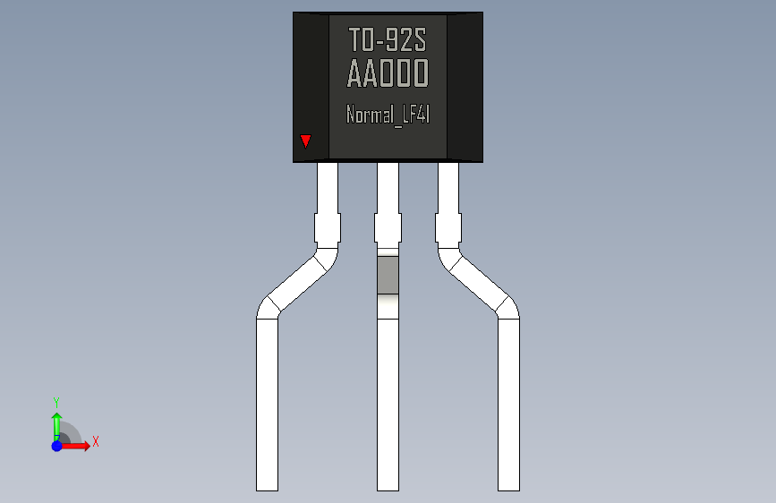 TO-92S_Normal_LF41_rev1.0_STEP_模型图纸下载 – 懒石网