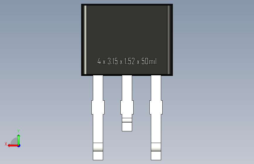 TO-92S_Normal_LF50_rev1.0_STEP_模型图纸下载 – 懒石网