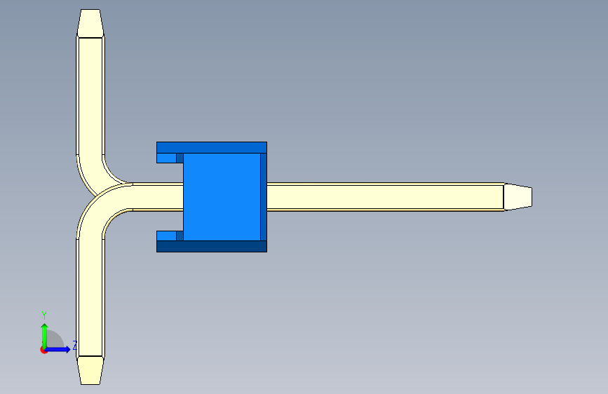 彩色公排针 100mil 2.54mm 系列-DS1022_blue_18p_100mil_Type_SMT_R2_rev1.0 左侧视图