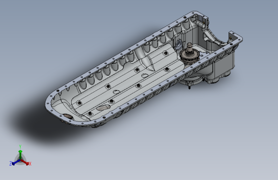 Packard V1650-7 Merlin 梅林下曲轴箱组件 P-51 野马发动机组件