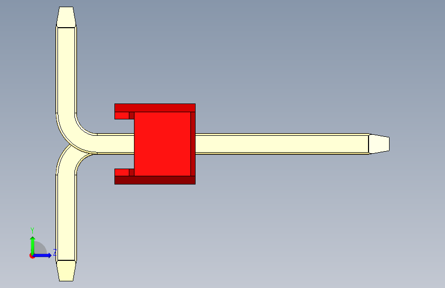 彩色公排针 100mil 2.54mm 系列-DS1022_red_35p_100mil_Type_SMT_R1_rev1.0 左侧视图