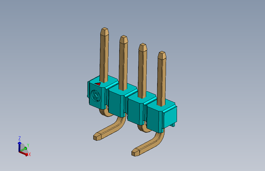 彩色公排针 100mil 2.54mm 系列-DS1022-100mil(2.54mm)-Type_SMT_R1_(1.5 x 6.0 x 3.0mm)-1Rx40pin-colored-REV1.0 