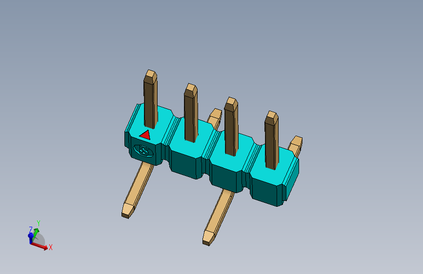 彩色公排针 100mil 2.54mm 系列-DS1022-100mil(2.54mm)-Type_SMT_R2_(1.5 x 6.0 x 3.0mm)-1Rx40pin-colored-REV1.0