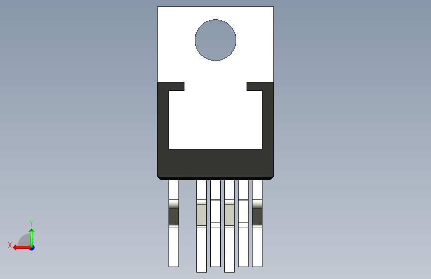 封装-TO-220-7_Max_7C_rev1.0_STEP_模型图纸下载 – 懒石网