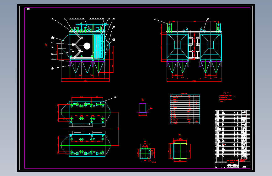 电除尘器cad