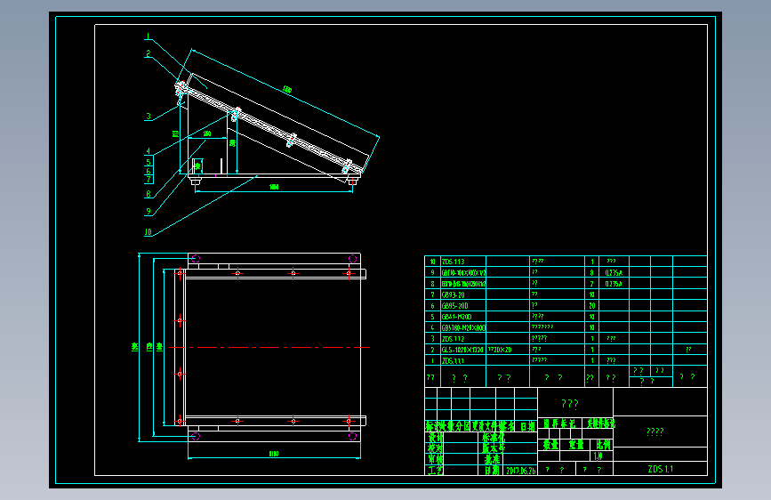 过滤筛全套CAD