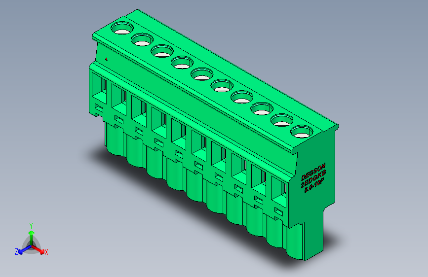 DEGSON 2EDG 系列 5.0mm 可插拔接线端子组-2EDGKB-5.0-10P-14-00AH