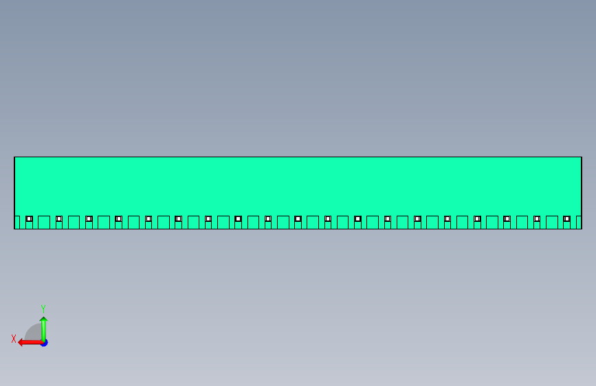 DEGSON 2EDG 系列 5.0mm 可插拔接线端子组-2EDGR-5.0-19P-14-00AH 背面视图