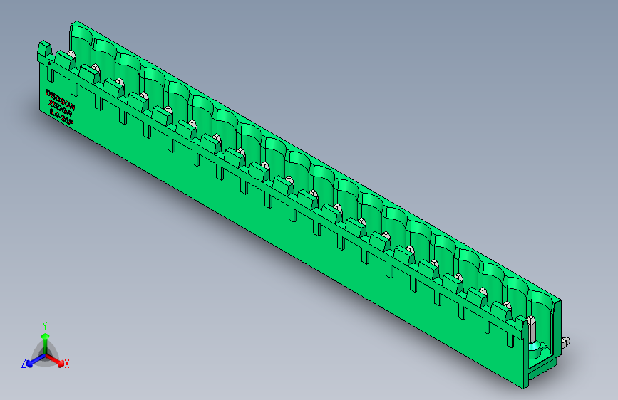 DEGSON 2EDG 系列 5.0mm 可插拔接线端子组-2EDGR-5.0-20P-14-00AH