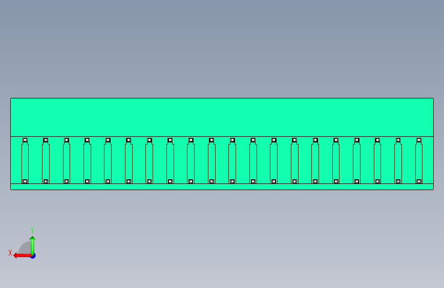 DEGSON 2EDG 系列 5.0mm 可插拔接线端子组-2EDGRH-5.0-40P-14-00AH 背面视图