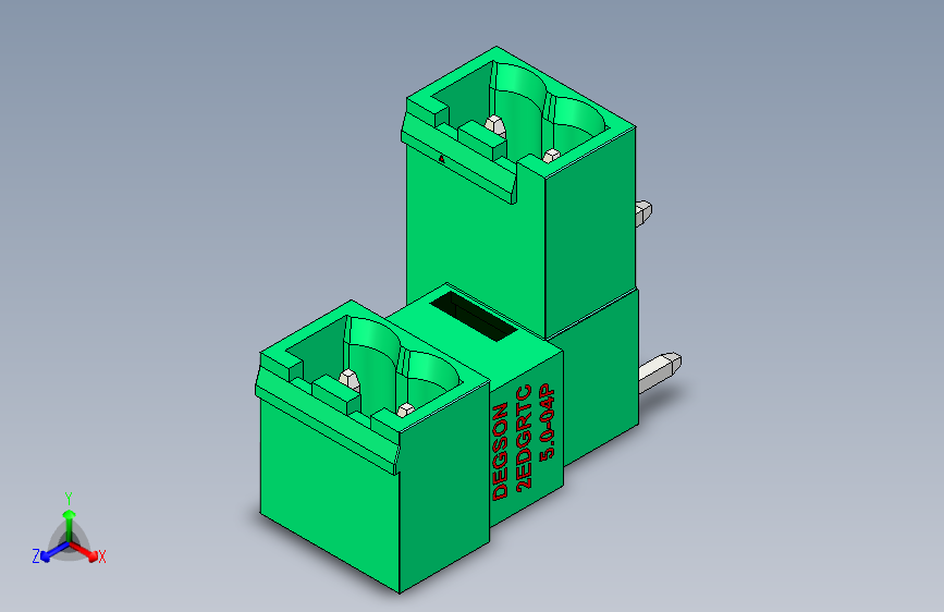 DEGSON 2EDG 系列 5.0mm 可插拔接线端子组-2EDGRTC-5.0-04P-14-00AH