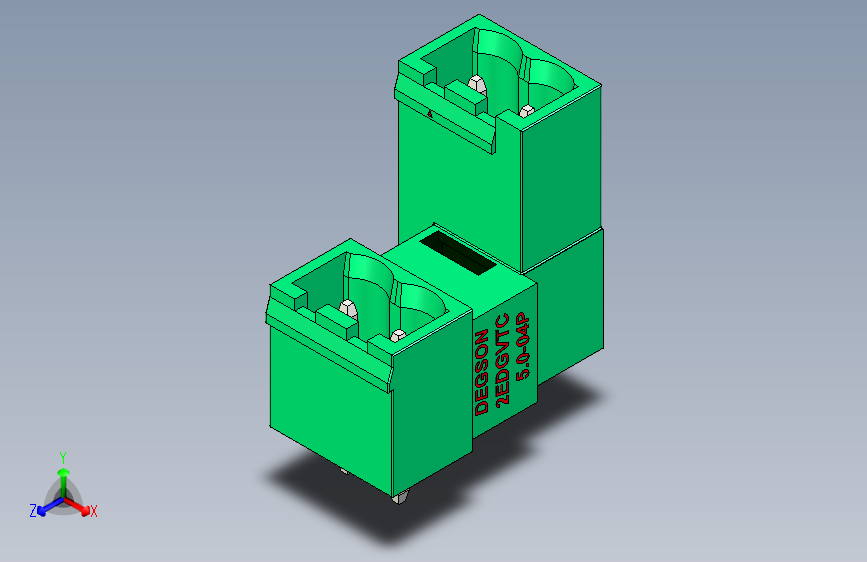 DEGSON 2EDG 系列 5.0mm 可插拔接线端子组-2EDGVTC-5.0-04P-14-00AH