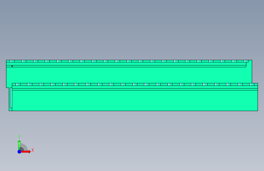 DEGSON 2EDG 系列 5.08mm 可插拔接线端子组-2EDGRT-5.08-42P-14-00AH 正面视图