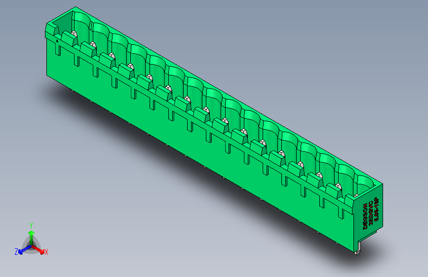 DEGSON 2EDG 系列 5.08mm 可插拔接线端子组-2EDGVC-5.08-16P-14-00AH