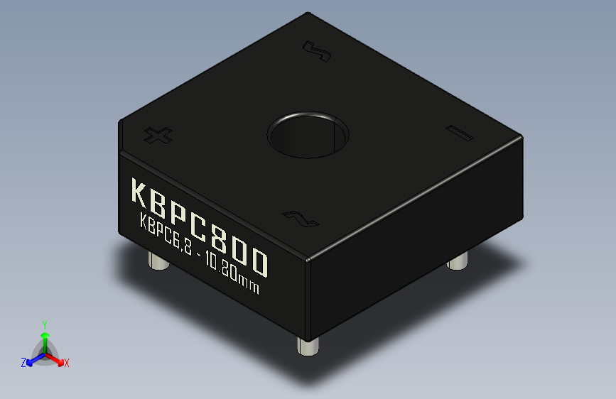 桥式整流器-KBPC6,8_Max_Size