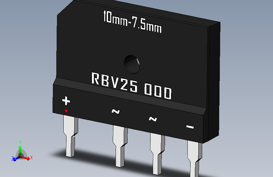 桥式整流器-RBV25.SLDPRT