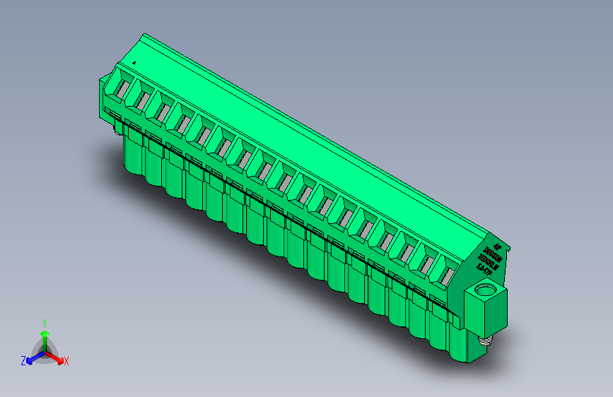 DEGSON 2EDG(M) 系列 5.0mm 螺丝锁紧可插拔接线端子组-2EDGKLM-5.0-17P-14-00AH